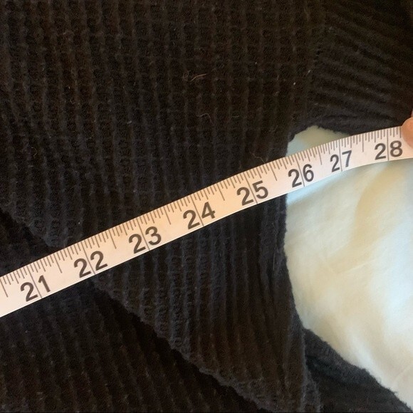 Out From Under Urban Outfitters Thermal Button Up Long Sleeve size Small Viscose - Picture 9 of 9